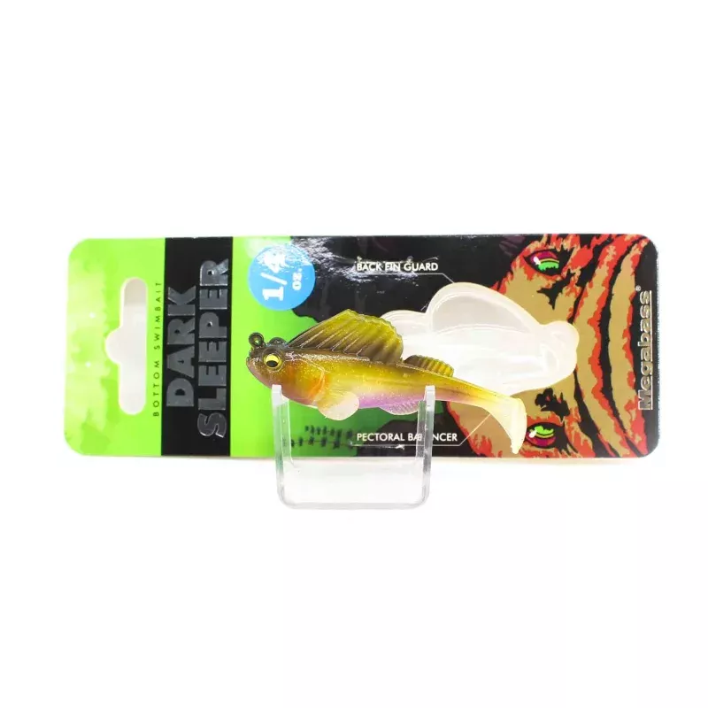Megabass Soft Lure Dark Sleeper 2.4 Inch 1/4 oz Wakasagi (2529)