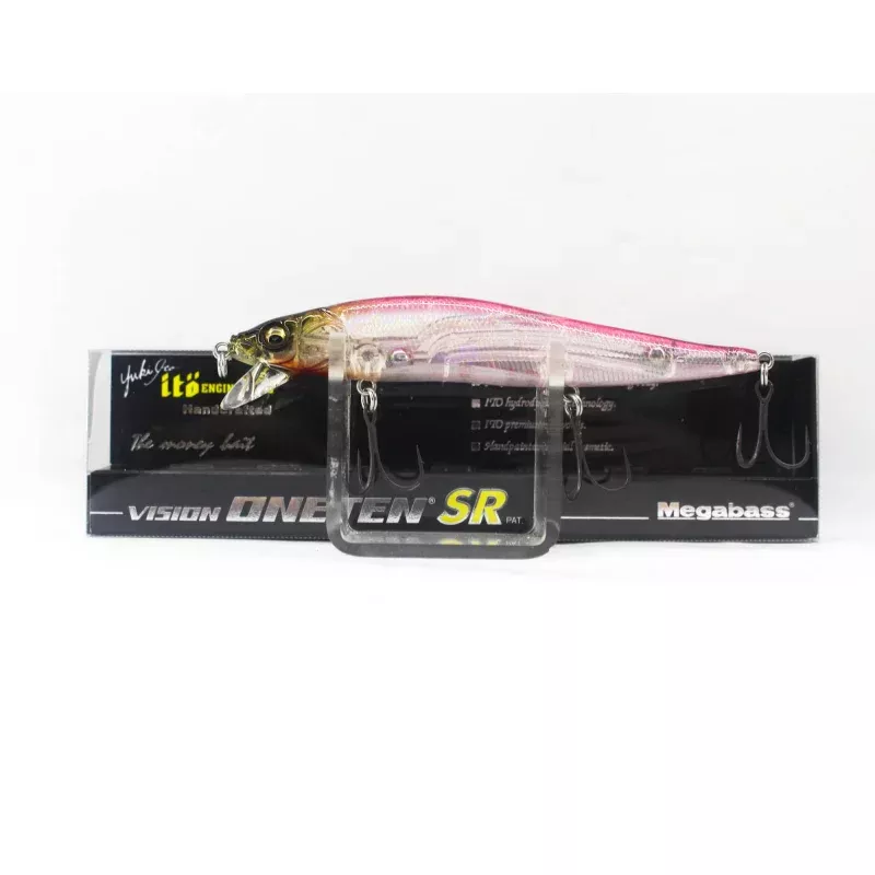Megabass Vision 110 Oneten SR Slow Floating Lure GLX Cotton Wakasaki (0424)