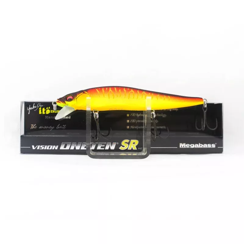 Megabass Vision 110 Oneten SR Slow Floating Lure Red tiger (0486)