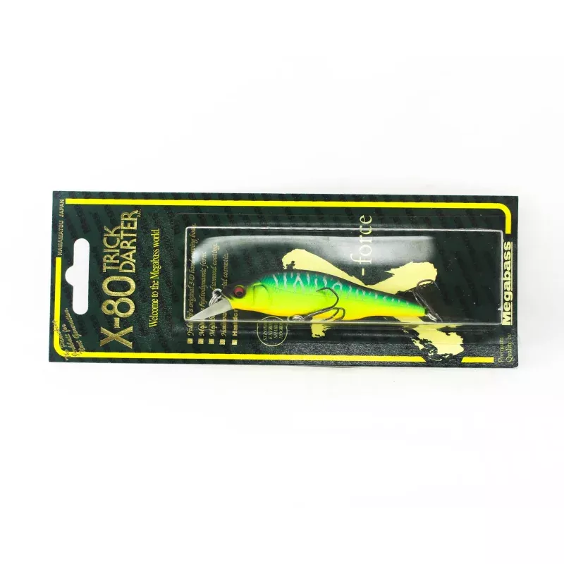 Megabass X-80 Trick Darter Suspend Lure Matt Tiger (7178)