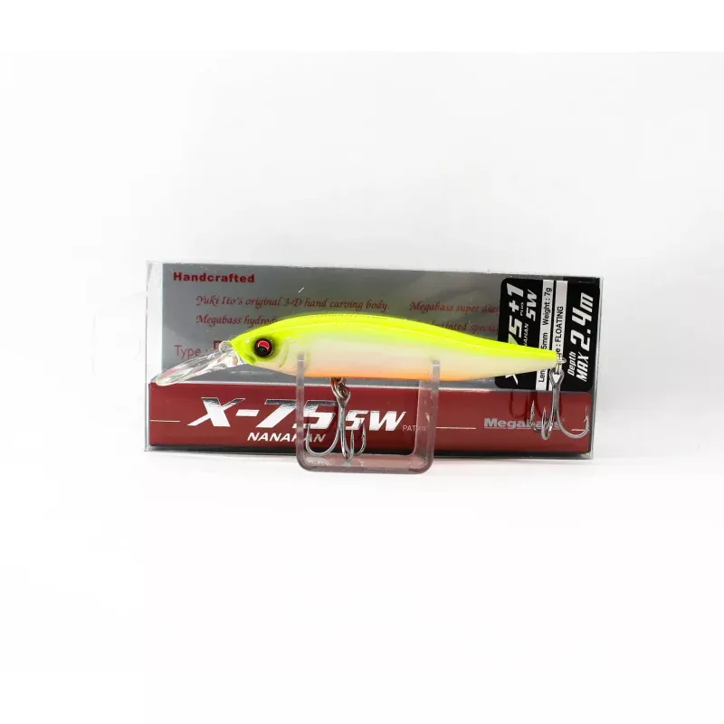 Megabass X-Nanahan +1 SW 75 mm 1/4 oz Floating Lure PM Chart Back (3661)