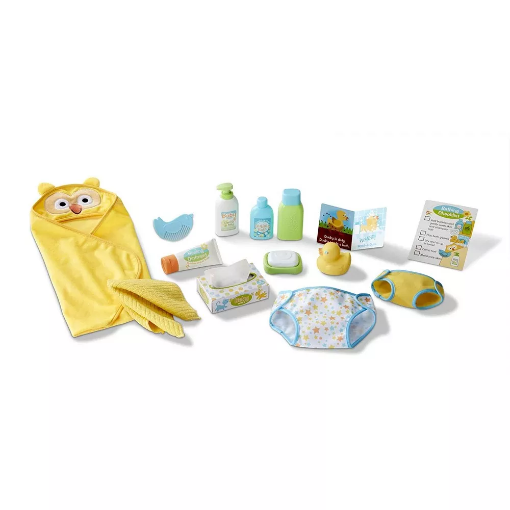 Melissa & Doug Mine To Love Changing & Bathtime Playset