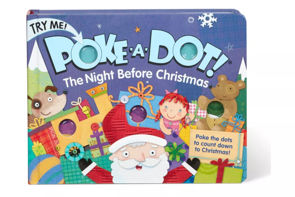 Melissa & Doug Poke-a-Dot – The Night Before Christmas Board Book #31349