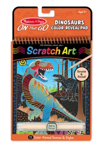 Melissa & Doug Scratch Art – Dinosaur #30514