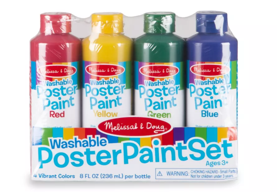 Melissa & Doug Washable Poster Paint Set #4127