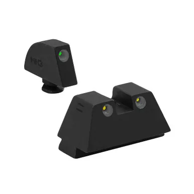 Meprolight TRU-DOT Self-Illuminated Suppressor Height Pistol Night Sights for Glock Standard Frame