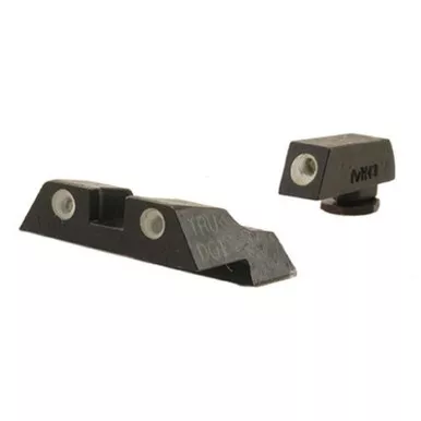 Meprolight Tru-Dot Sight Set Glock 26, 27 Steel Blue Tritium Green
