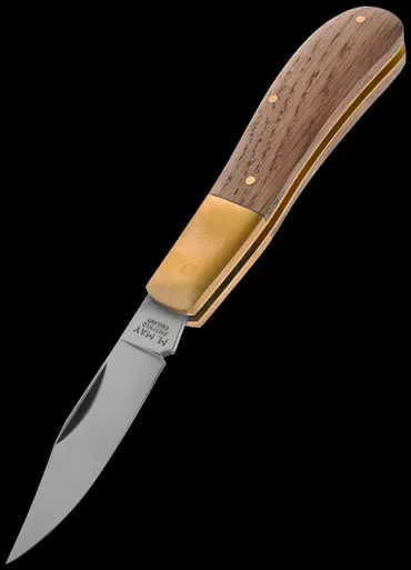 Michael May Clayton Barlow Oak Folding Knife