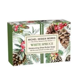 Michel Design Boxed Single Soap - White Spruce