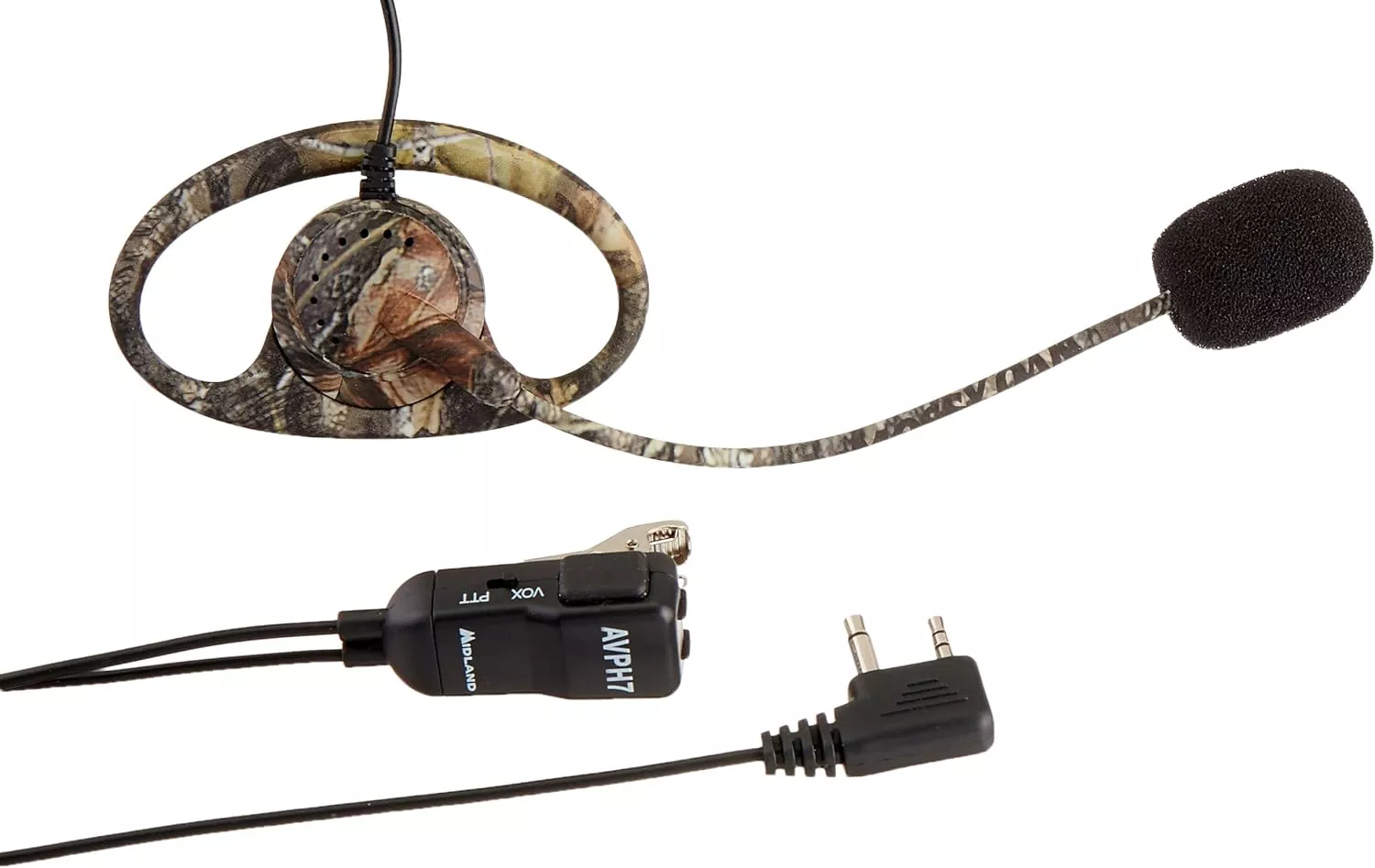 Midland Headset With Boom Microphone With Push To Talk – Camo#AVPH7
