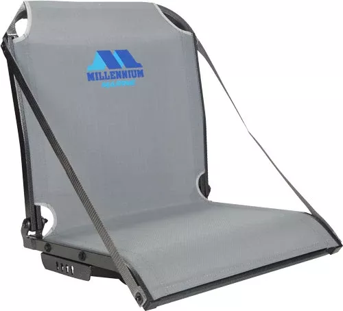 Millennium B100 Boat Seat W/ – Arm Rest Straps Gray