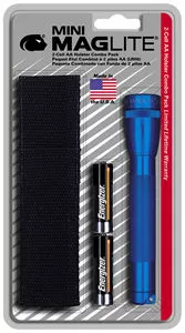 Mini Maglite Aa Flashlight With Holster – Blue