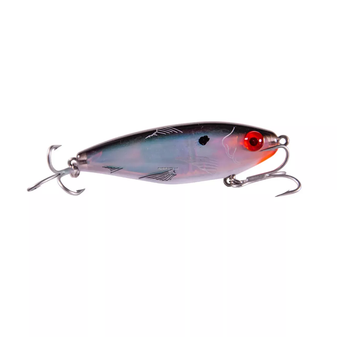 MirrOlure MirrOdine XXL 37MR Twitchbait - Black/Silver