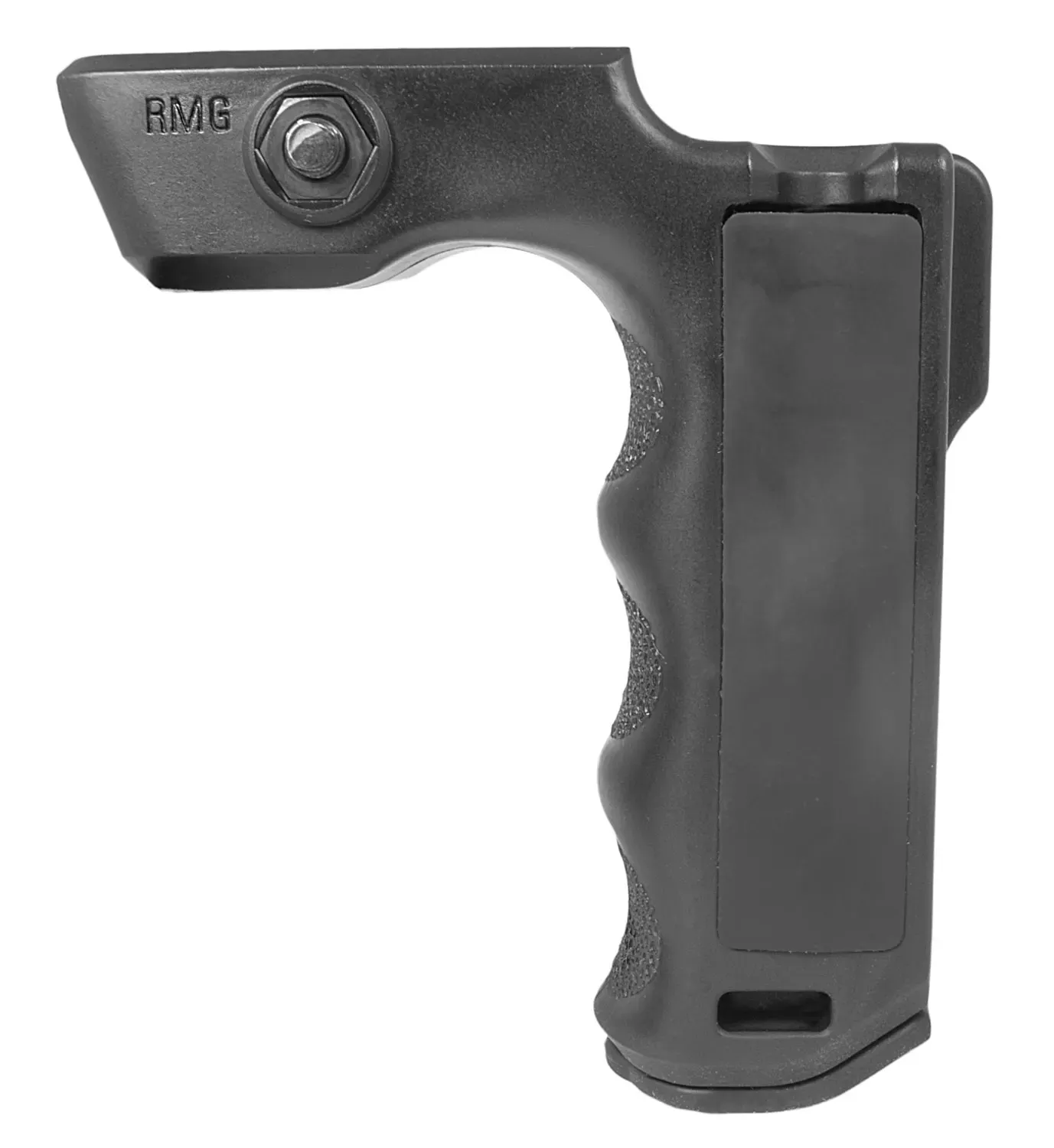 Mission First Tactical React Vertical Grip Black Polymer Magwell Mounted for AR-15, M4, M16, HK 416