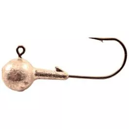 Mission Tackle Single Eye Unpainted Jig Head - 1/4 OZ.