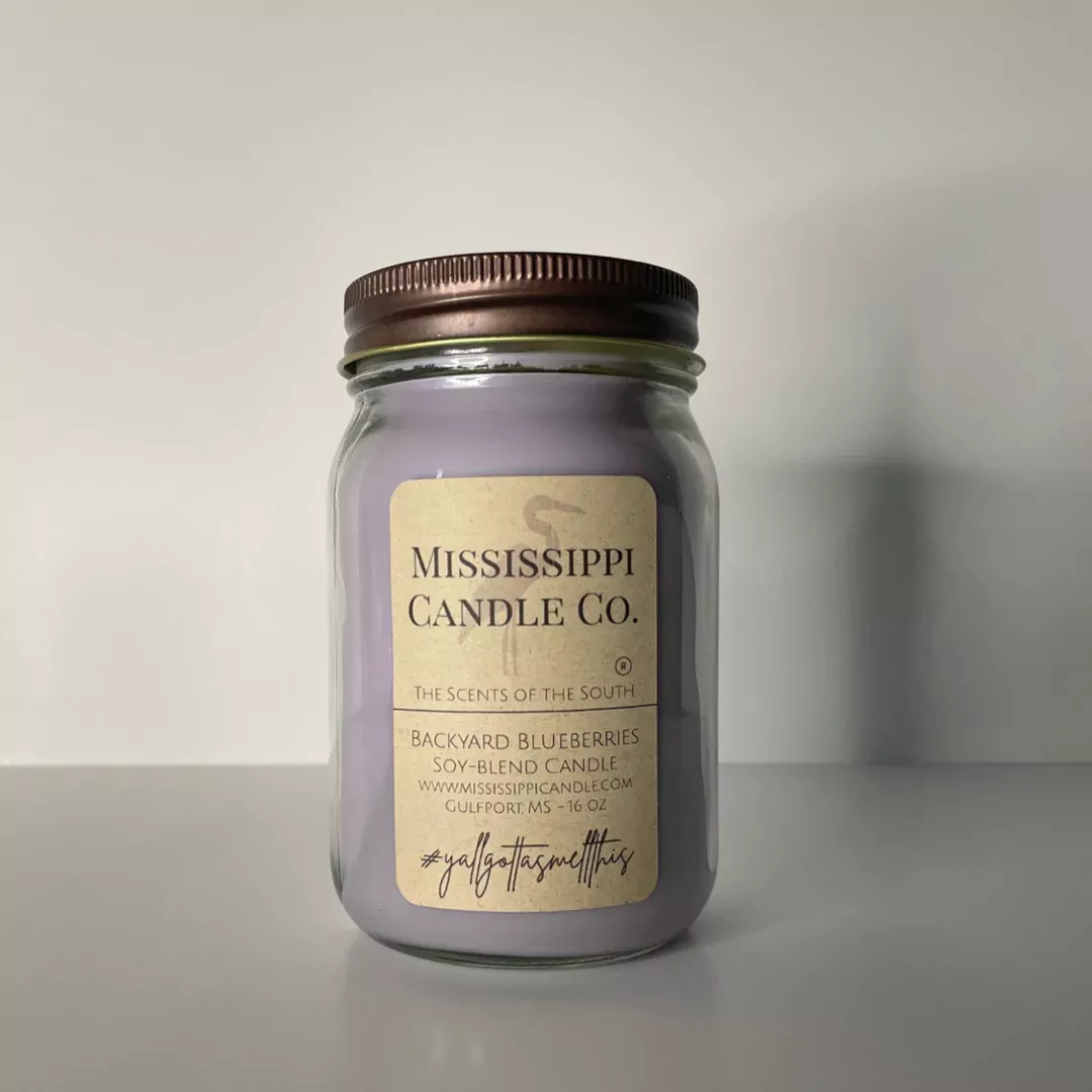 Mississippi Candle Company Backyard Blueberries 16oz Candle