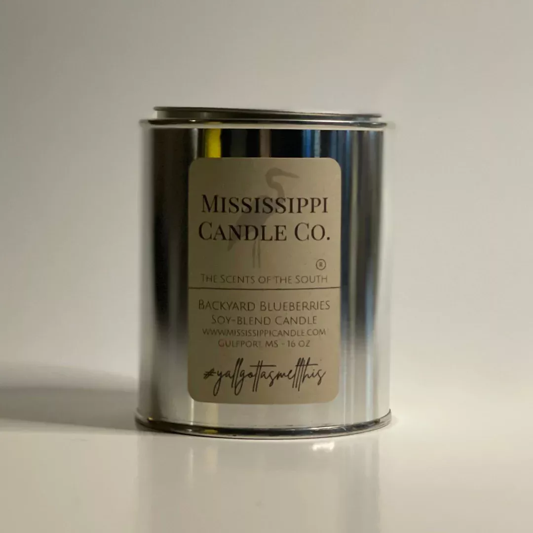 Mississippi Candle Company Backyard Blueberries Tin Candle