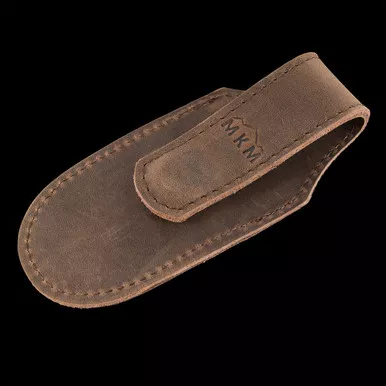 MKM Magnetic Leather Pouch