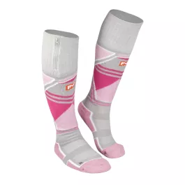 Mobile Warming Women's Premium 3.0 Merino Heated Socks - Pink - L