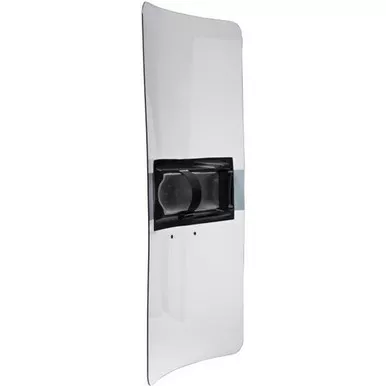 Monadnock Model 2448C Peacekeeper II Riot Shield w/ Custom Molded Ambidextrous Handle, Clear, 24" x 48"