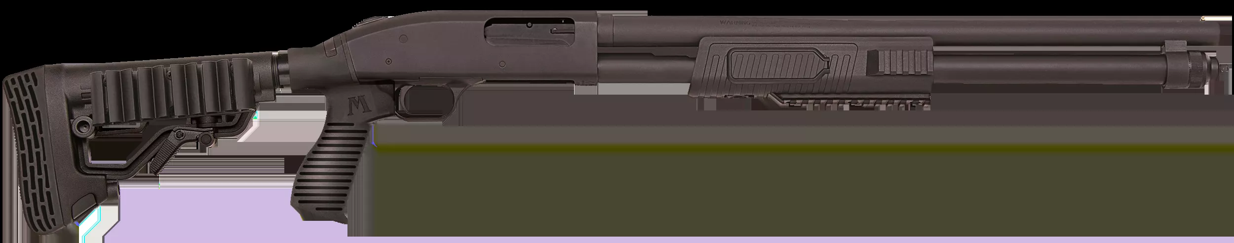 Mossberg 51672 590 FLEX Tactical 12 Gauge 3″ 20″ 8+1 Blued Rec/Barrel Black FLEX 6 Position Stock Right Hand