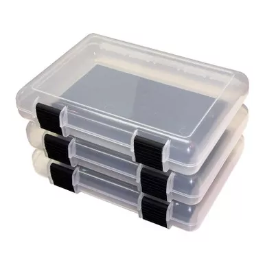 MTM In-Safe Pistol Storage Case 9" Polymer Clear