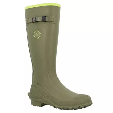 MUCK BOOT COMPANY Men's Harvester Capulet Olive/Lime Green Tall Rubber Boots (MRBM300S)