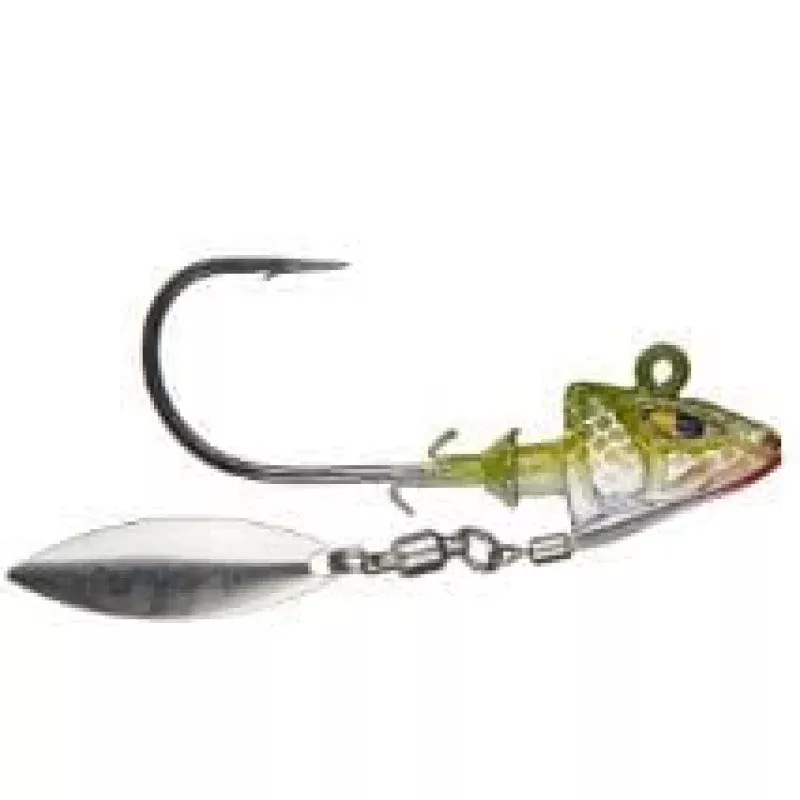 Mustad 3/8 oz Underspin Shad|Tennessee&Shad&AlbinoShad&Blue/Chartreuse/White