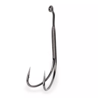Mustad Plastic Frog 1X Double Hook w/ Spring Baitkeeper