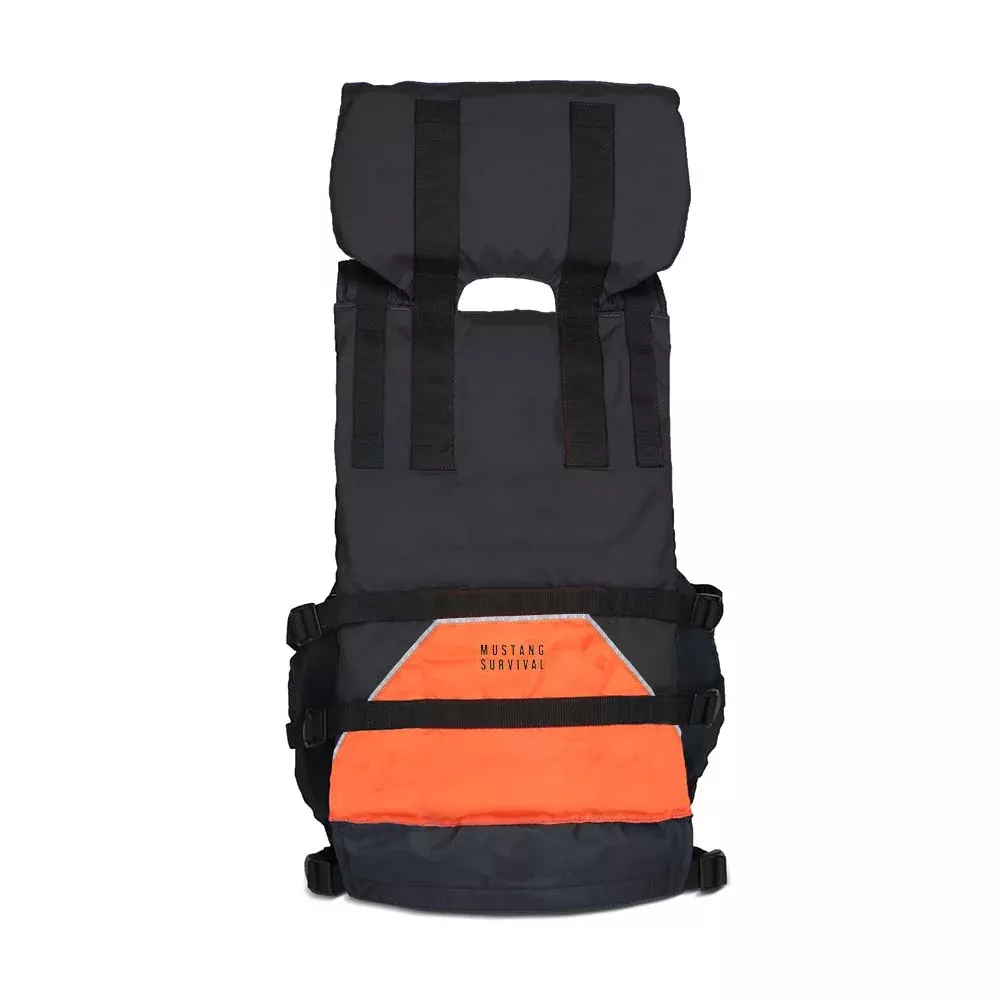 Mustang Explorer V Foam Vest – Orange/Black – Adult Universal