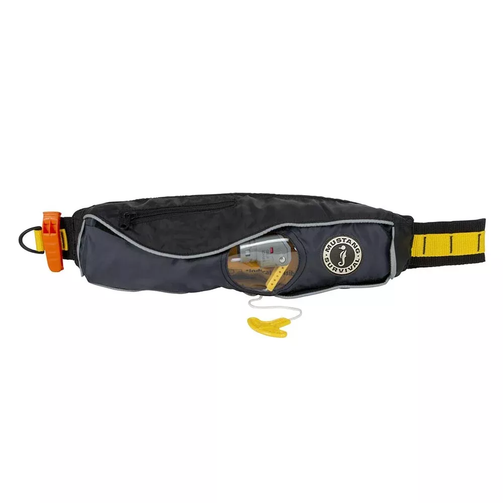 Mustang Fluid 2.0 Manual Inflatable Belt Pack – Black/Grey