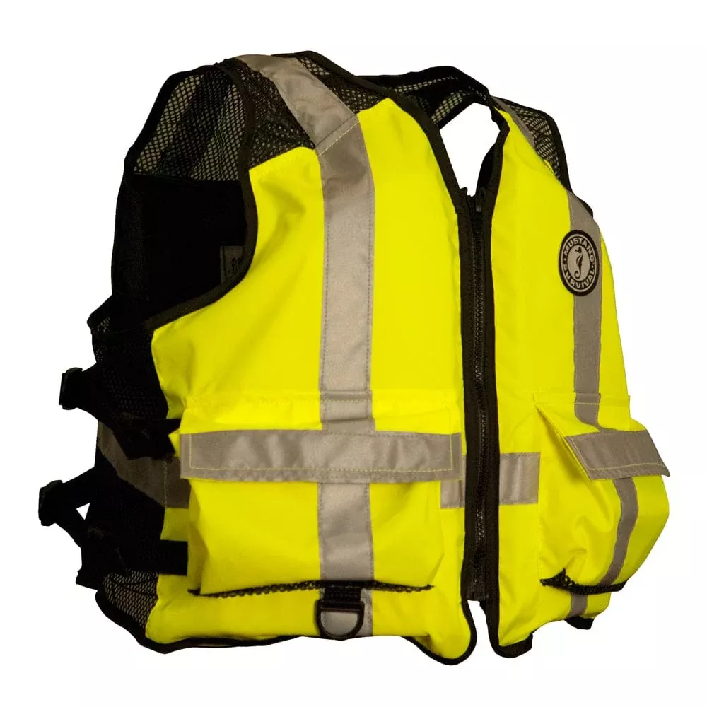 Mustang High Visibility Industrial Mesh Vest – XXL/3XL