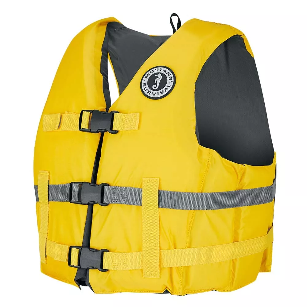 Mustang Livery Foam Vest – Yellow – XL/XXL