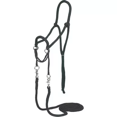 MUSTANG Nylon Bitless Bridle with Reins