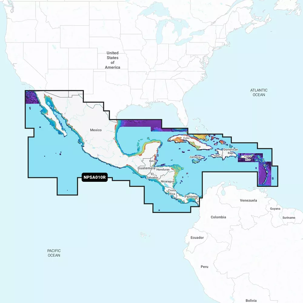 Navionics Platinum+ NPSA010R – Central AmericaCaribbean [010-C1459-40]
