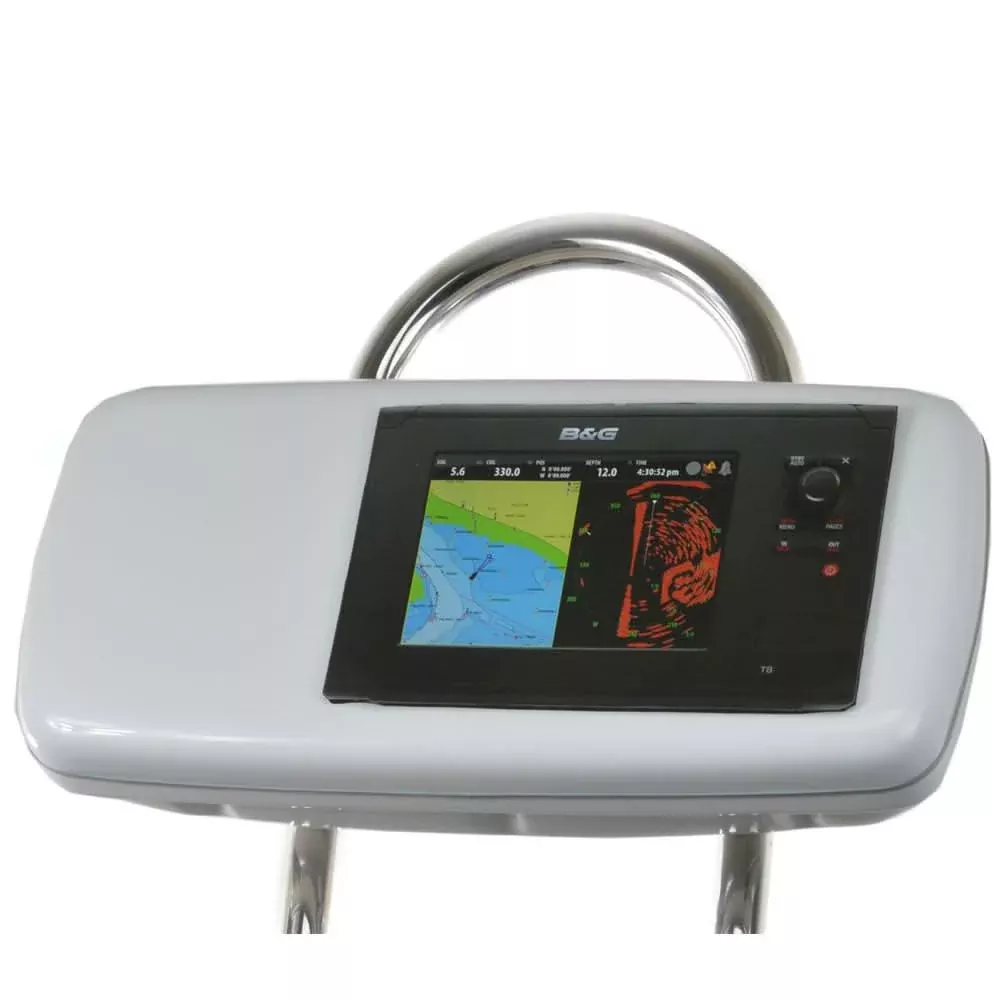 NavPod GP1040-08 SystemPod Pre-Cut for B&G Zeus Touch 8 & Simrad NSS8 Mounted In Center for 9.5" Wide Guard - GP1040-08