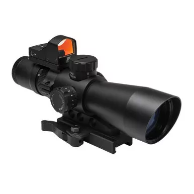 NcStar STP3942GDV2 Ultimate Sighting System (USS) Gen II P4 Sniper Optic w/ Micro Red Dot - 3-9 x 42mm