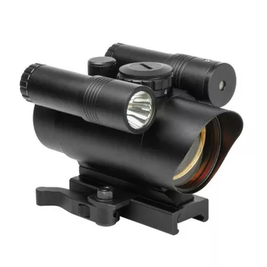 NcStar VDFLGQ142 Red Dot w/ Green Laser & Flashlight