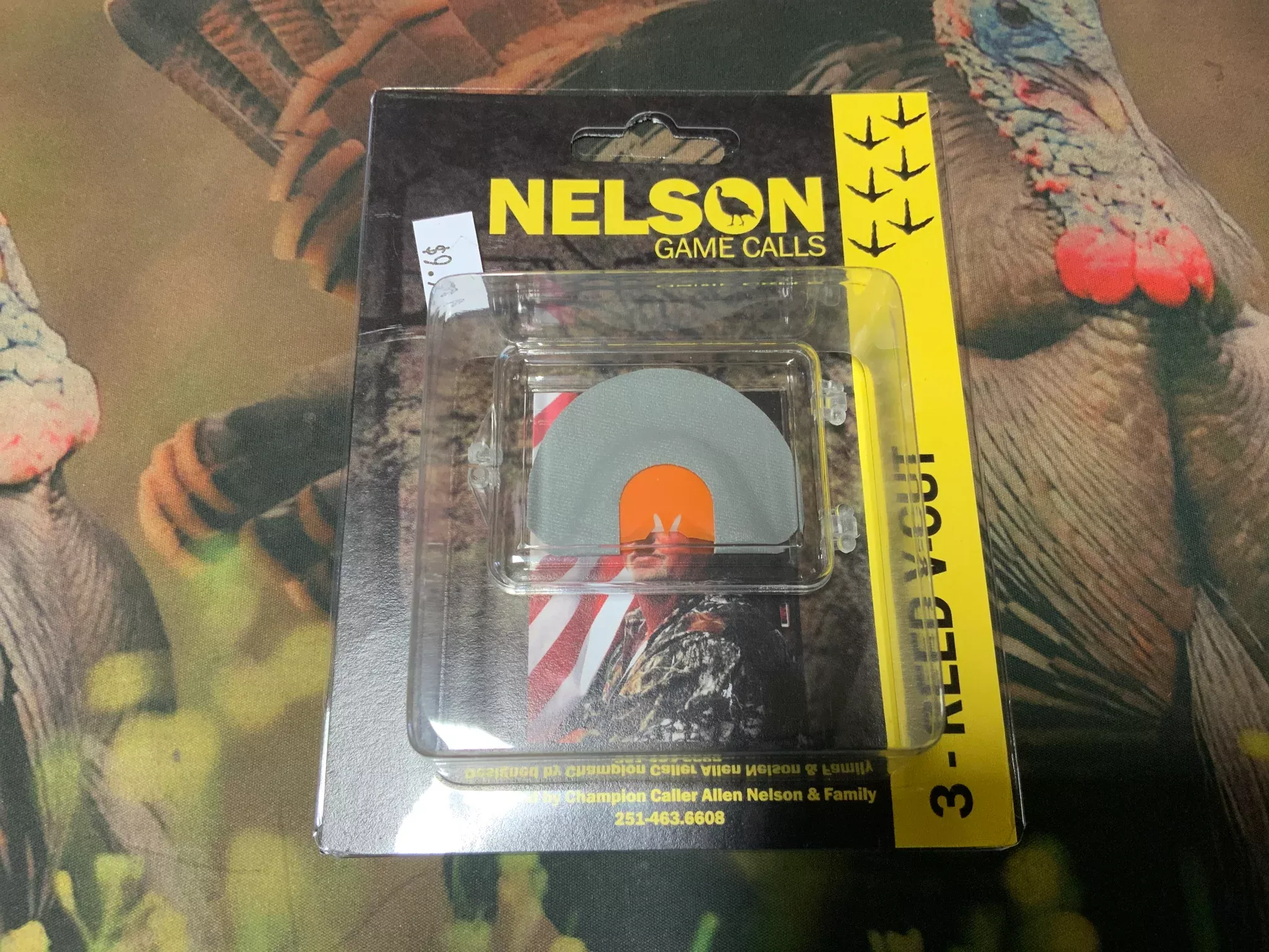 Nelson Game Calls 3 Reed V-Cut Turkey Mouth Call #3REEDV