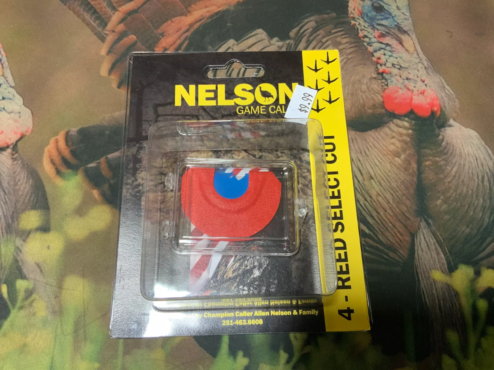 Nelson Game Calls 4 Reed Select Cut Turkey Mouth Call #4REEDS