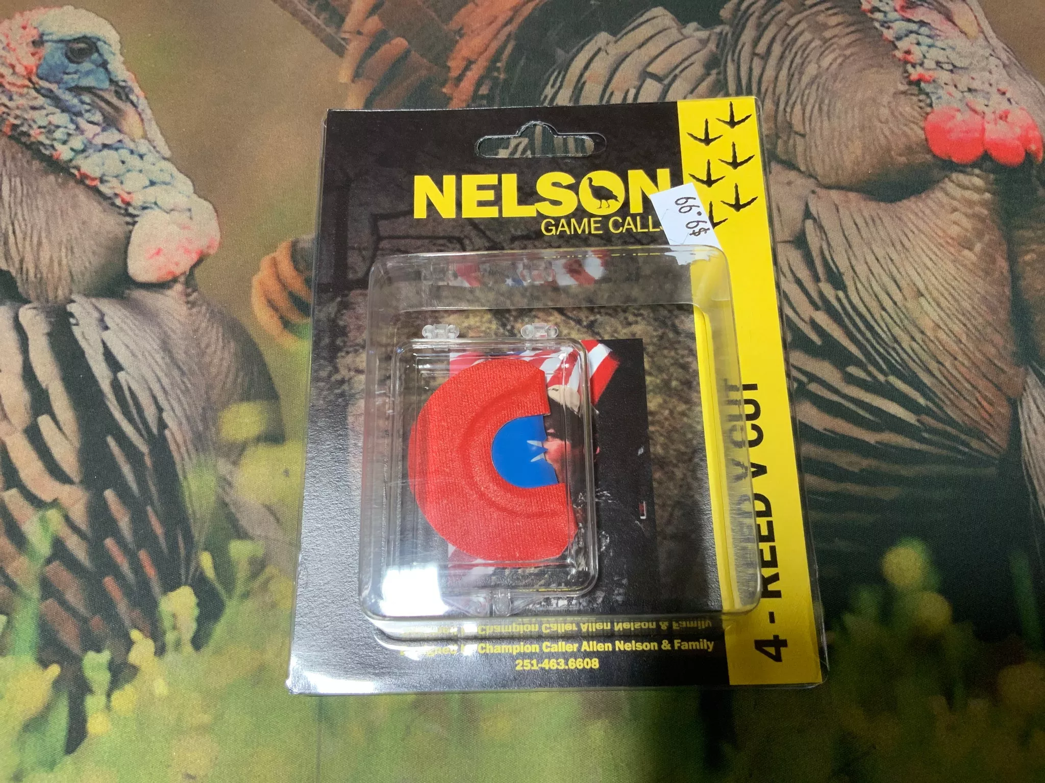 Nelson Game Calls 4 Reed V-Cut Turkey Mouth Call #4REEDV