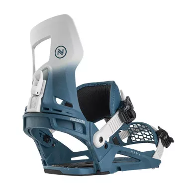 NIDECKER Muon-X Teal Blue Two-Strap Snowboard Bindings (N.25.BNU.MUO.BU)