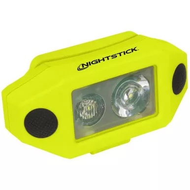 Nightstick XPP-5460GCX Intrinsically Safe Low-Profile Dual-Light Headlamp w/ Hard Hat Clip, 3 AAA Batteries, 180 Lumens