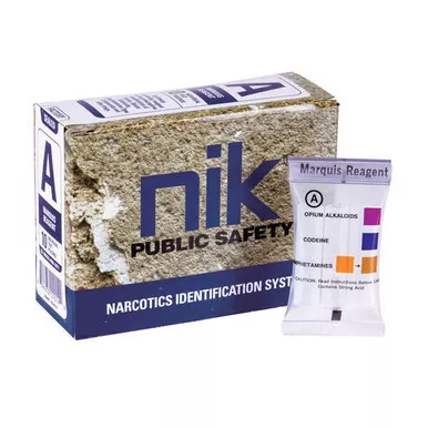 NIK 800-6071 Drug Test A - General Screening (Marquis Reagent), Box of 10