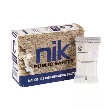 NIK 800-6073 Drug Test C - Barbiturates (Modified Dille-Koppanyi Reagent), Box of 10