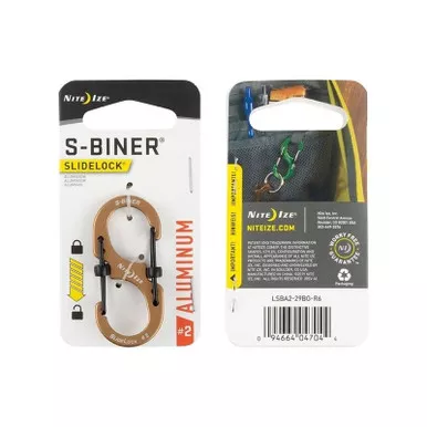 Nite Ize S-Biner Slidelock Aluminum Bronze