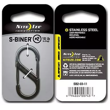 Nite Ize S Biner Stainless Steel