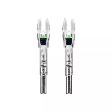 Nockturnal Shift Universal Lighted Arrow Nock Green Pack of 2