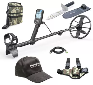 NOKTA Simplex BT Metal Detector with Starter Accessory Package (11000624+17000304)