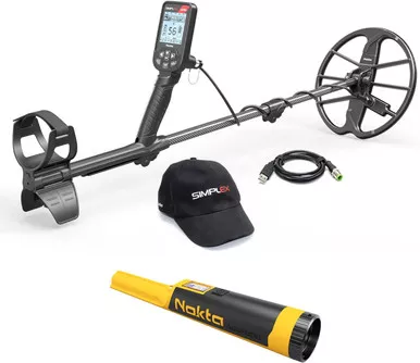 NOKTA Simplex Ultra Metal Detector with Accupoint Pinpointer (11000625+11000116)